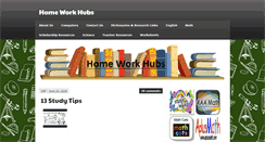 Desktop Screenshot of homeworkhubs.com